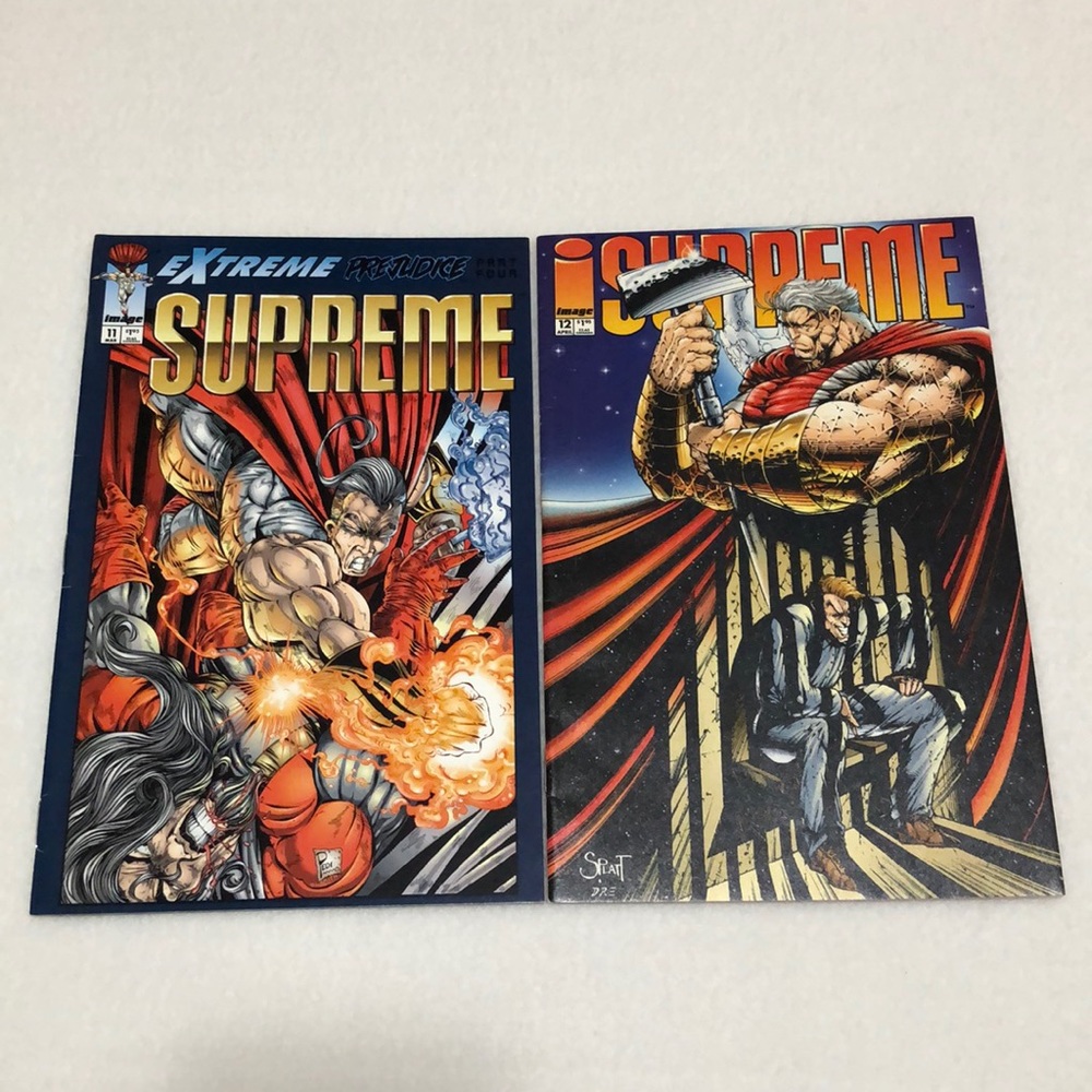 2 IMAGE COMICS Supreme Vol. 1, #11 & #12